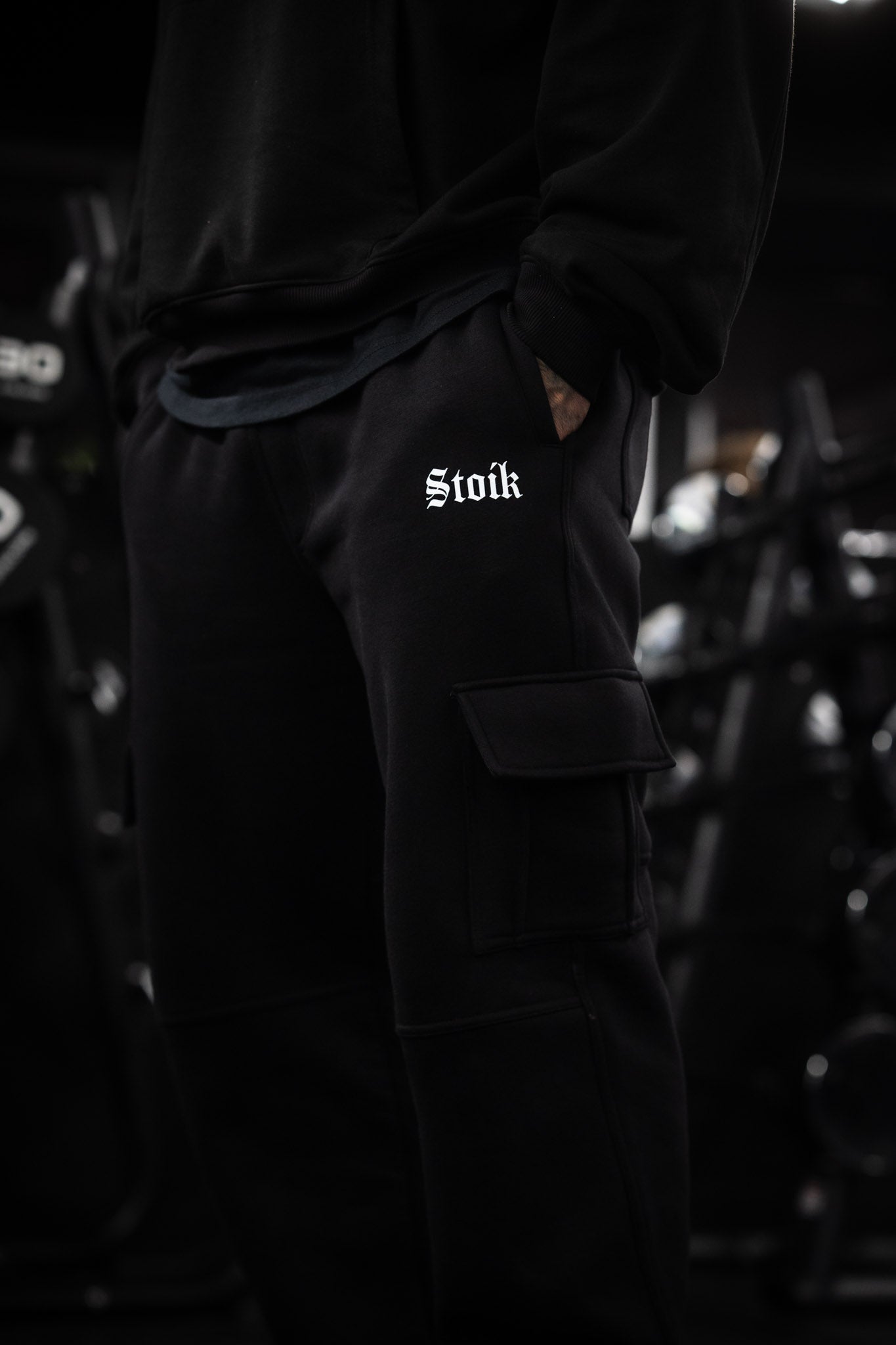 Stoik Straight Leg Cargo Sweats, Unisex