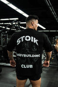 Stoik Bodybuilding Club Oversize Tee, Black