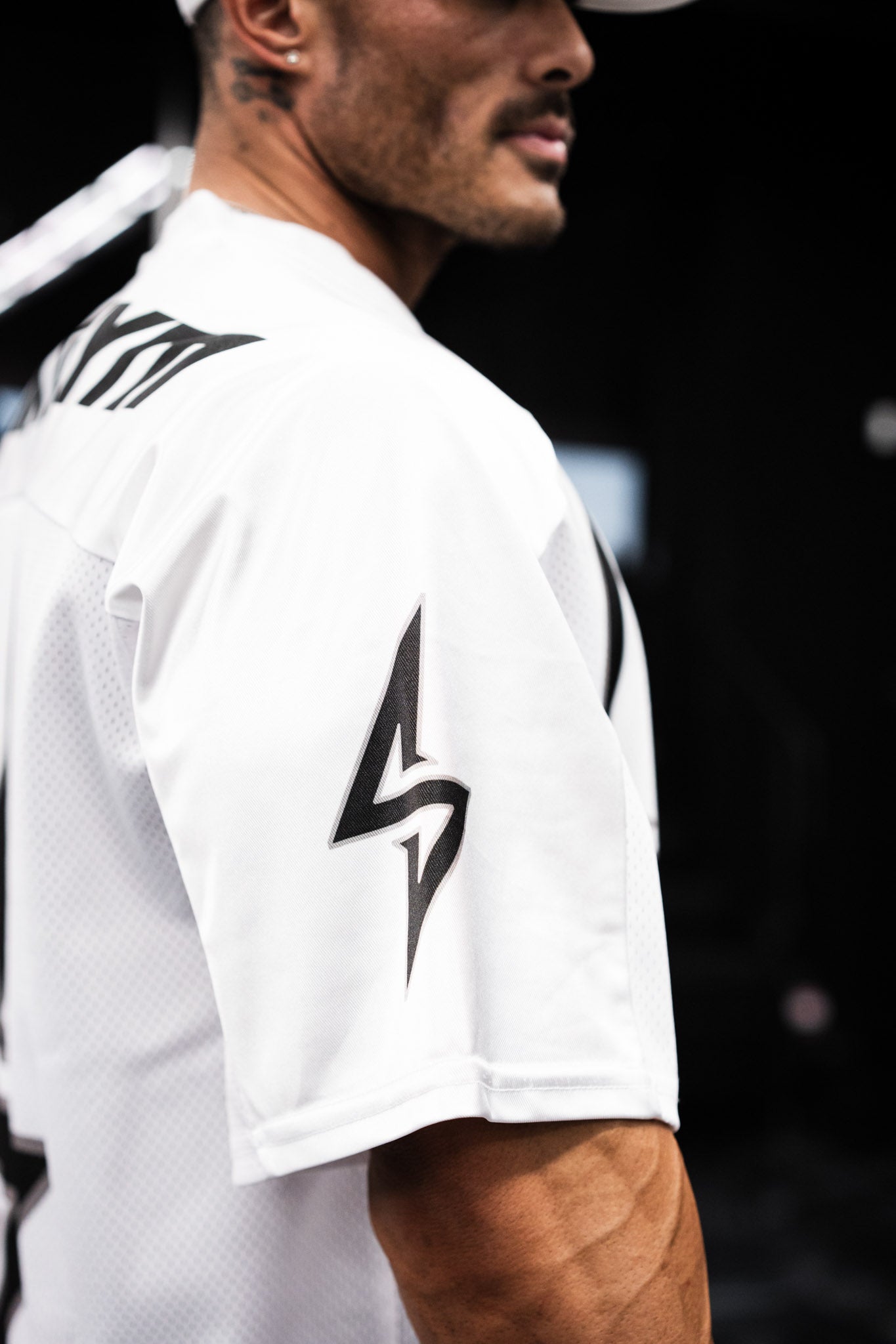 Stoik Gym Oversize Jersey, White