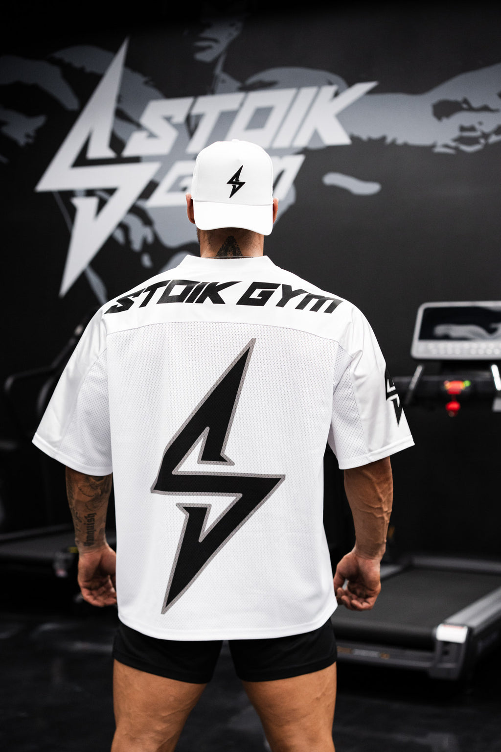 Stoik Gym Oversize Jersey, White
