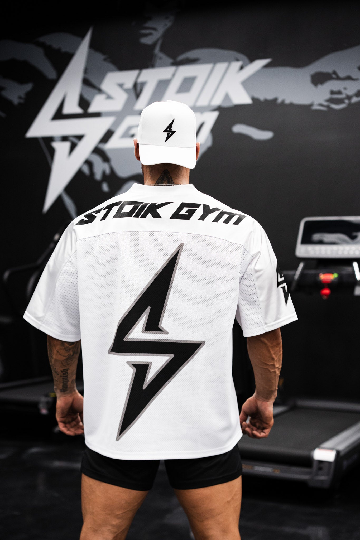 Stoik Gym Oversize Jersey, White