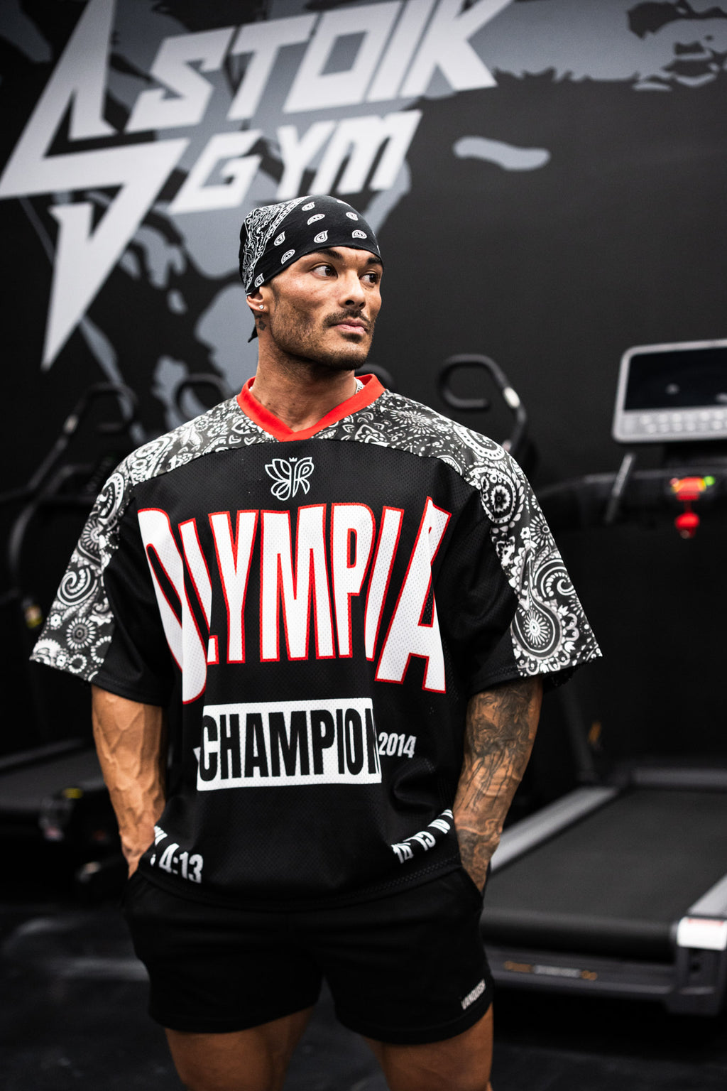 Stoik x Jeremy Buendia Olympia Oversize Jersey, Black