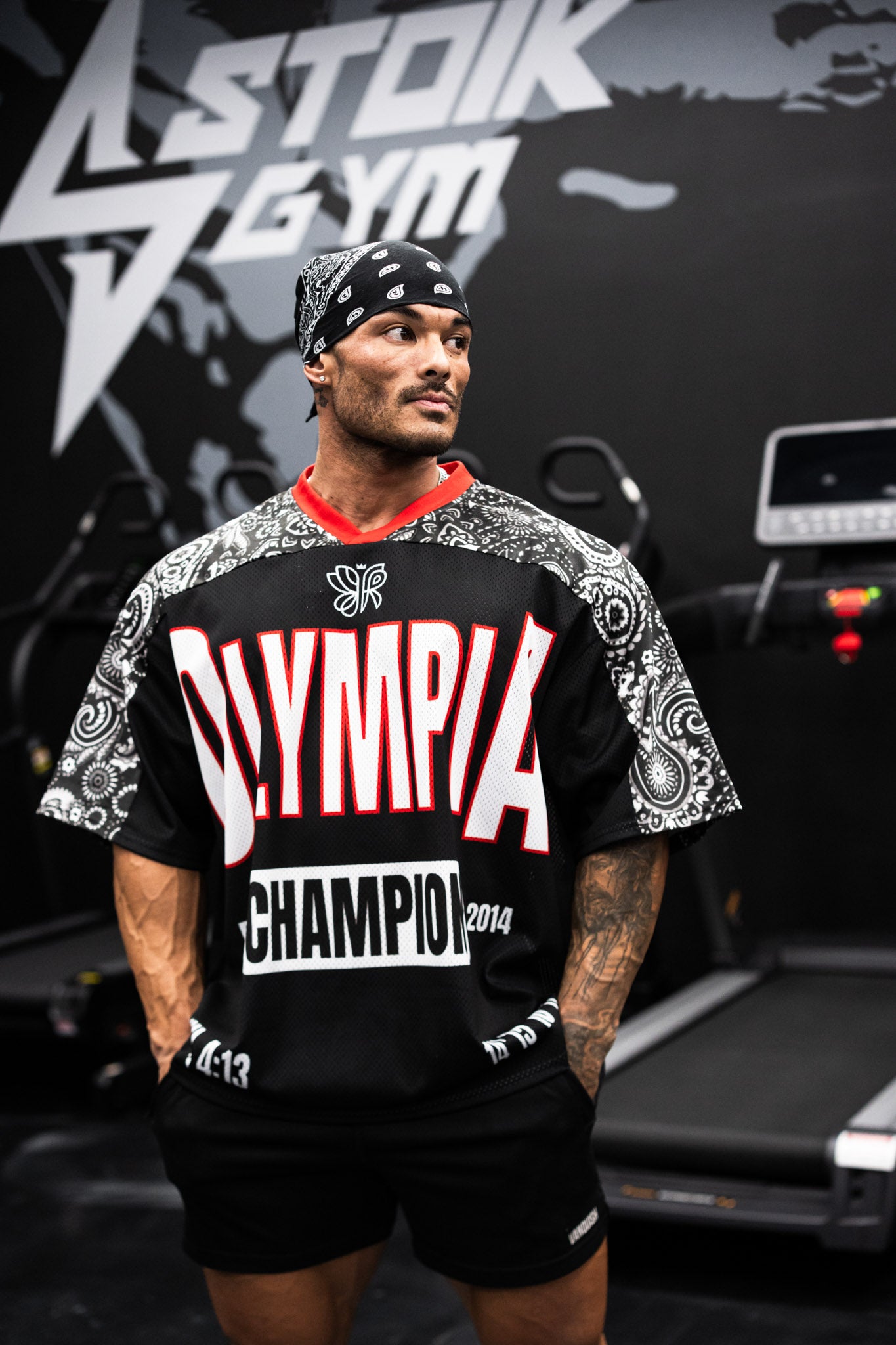 Stoik x Jeremy Buendia Olympia Oversize Jersey, Black