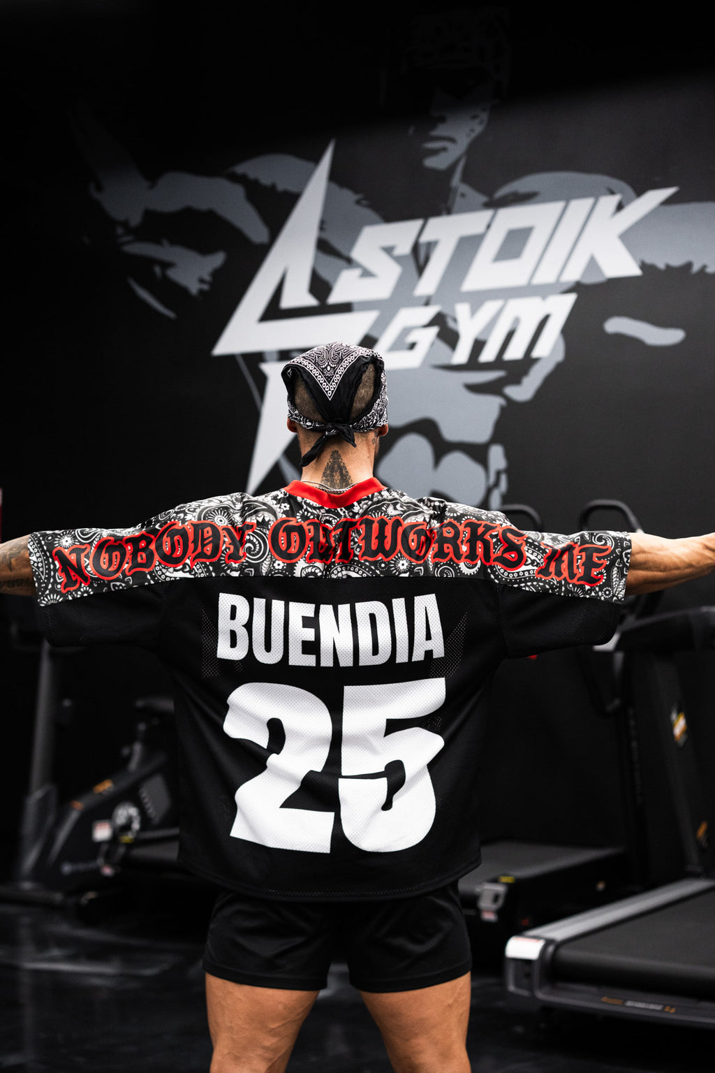 Stoik x Jeremy Buendia Olympia Oversize Jersey, Black