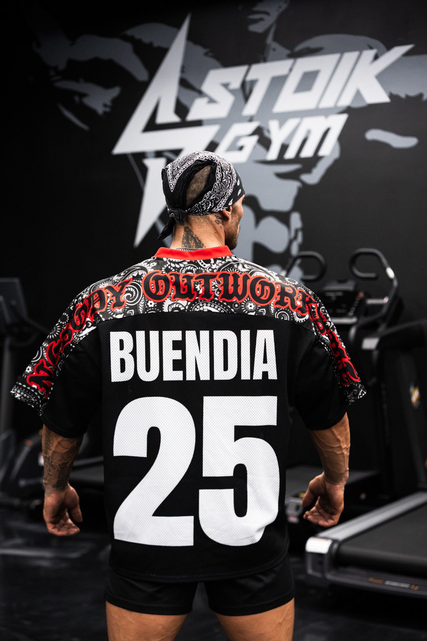 Stoik x Jeremy Buendia Olympia Oversize Jersey, Black
