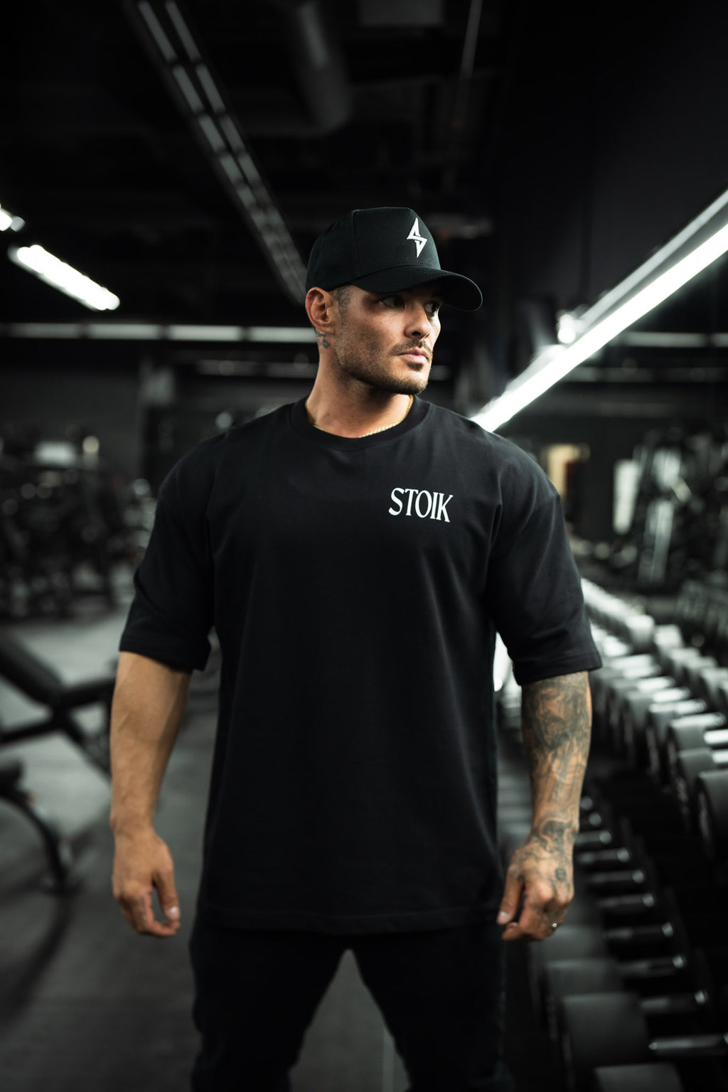 Stoik Queen Oversize Tee, Black