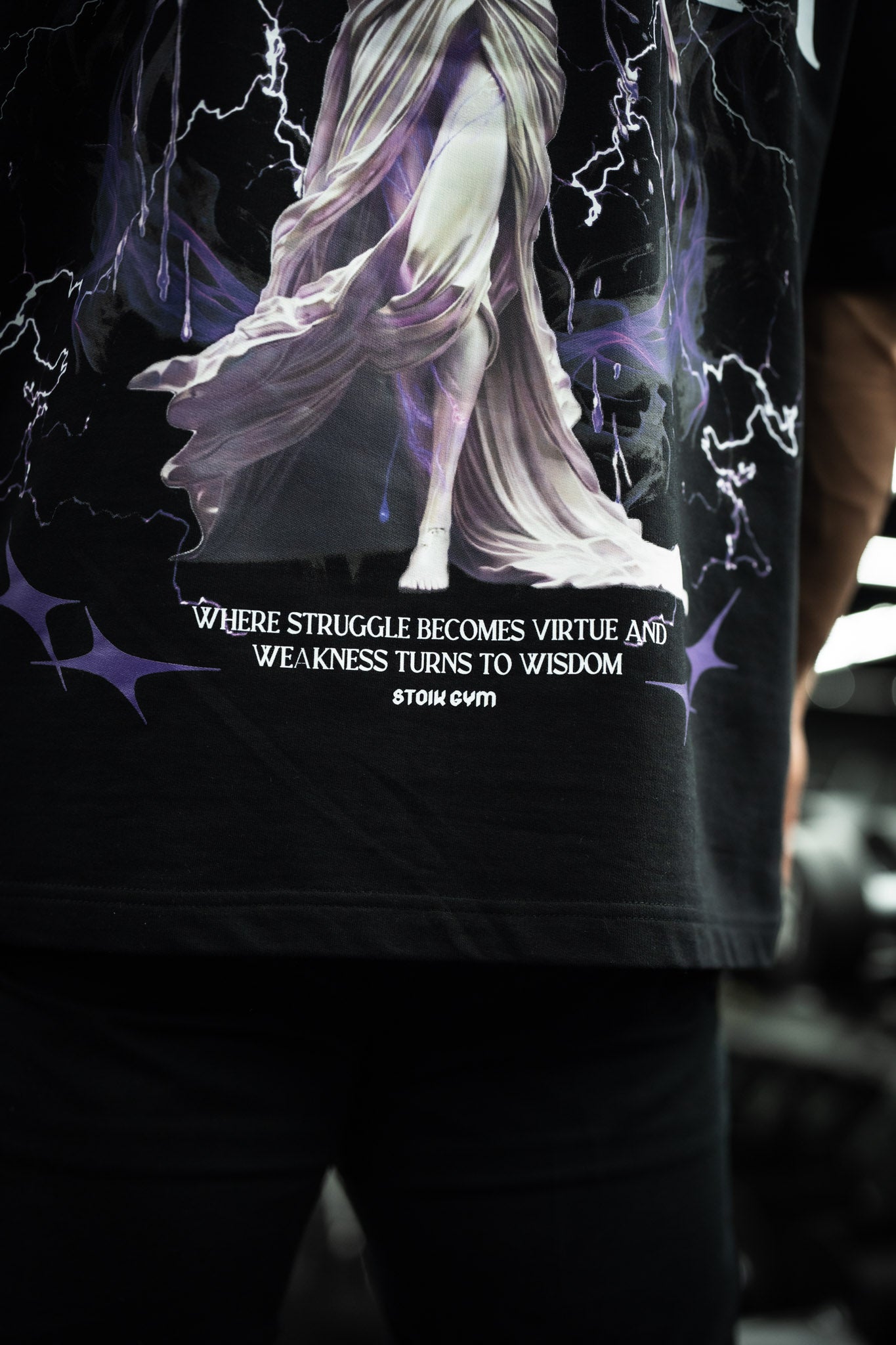 Stoik Queen Oversize Tee, Black