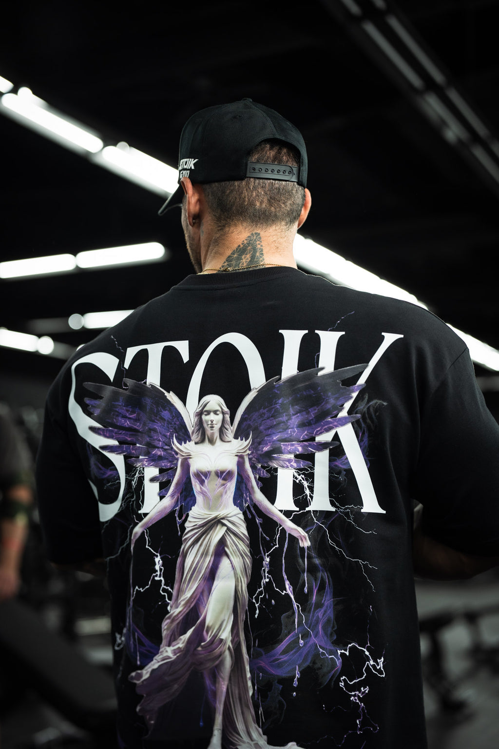 Stoik Queen Oversize Tee, Black