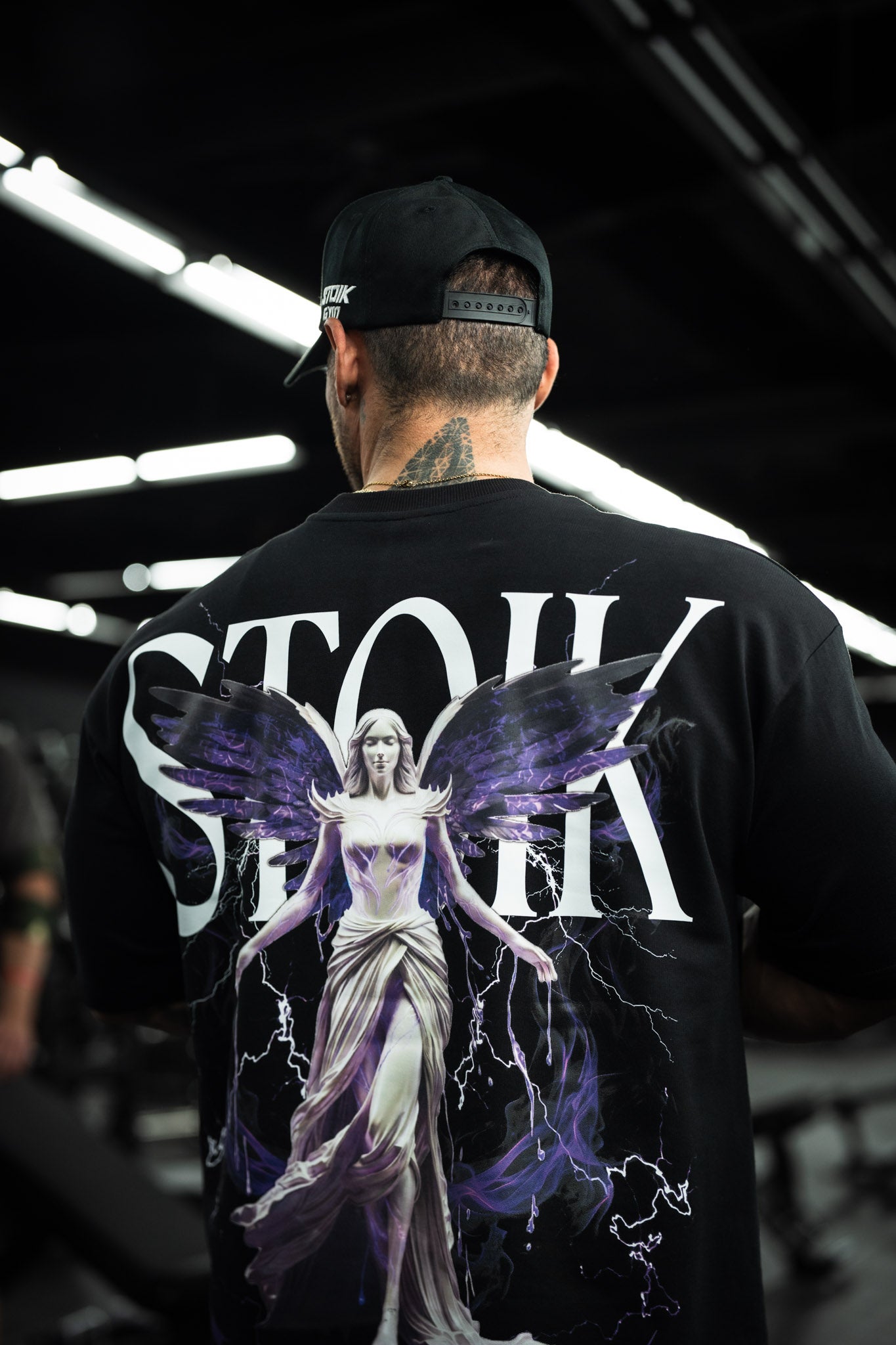 Stoik Queen Oversize Tee, Black