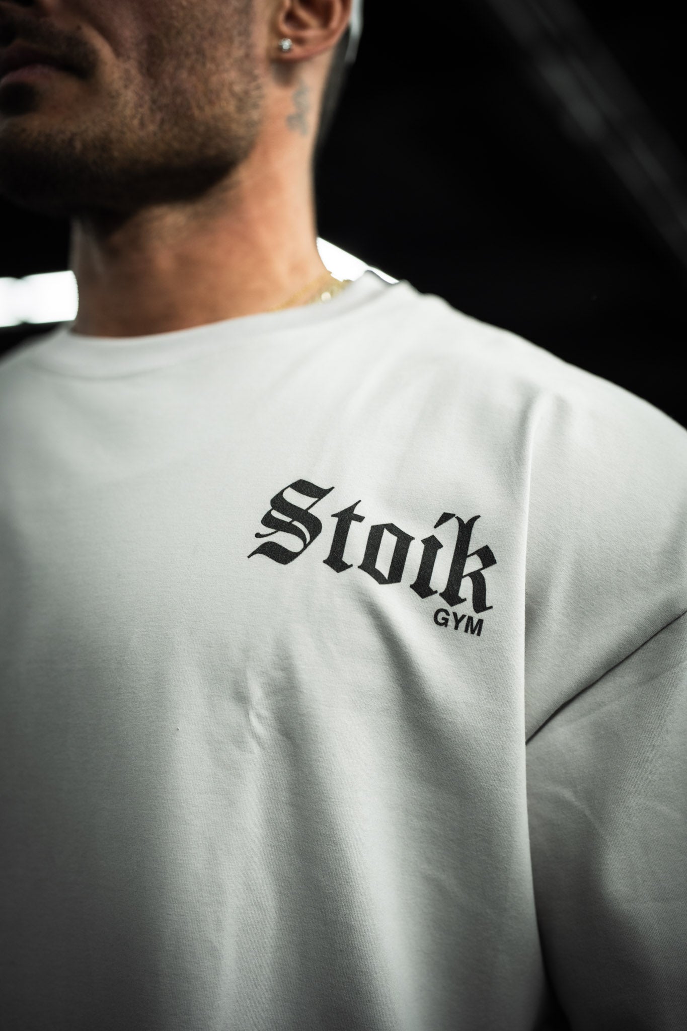 Stoik Gym x BXACTIV Oversize Tee, Gray